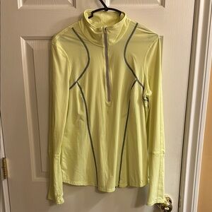 Zella Yellow Long Sleeve Athletic Top
